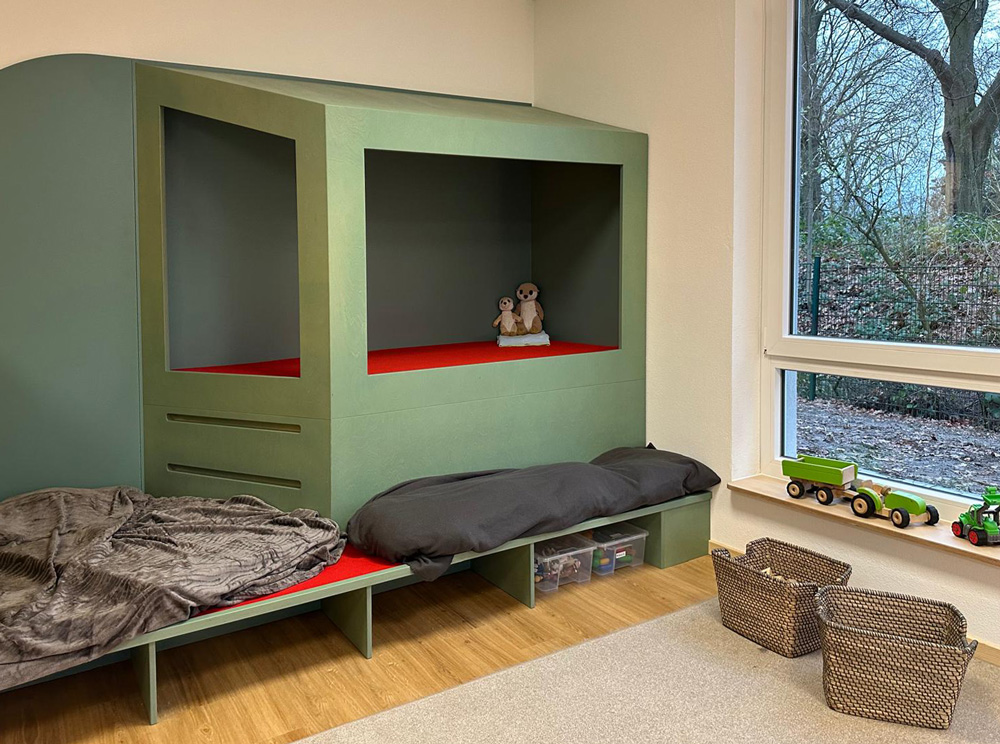 Gruppenraum der neuen Kita St. Sophia